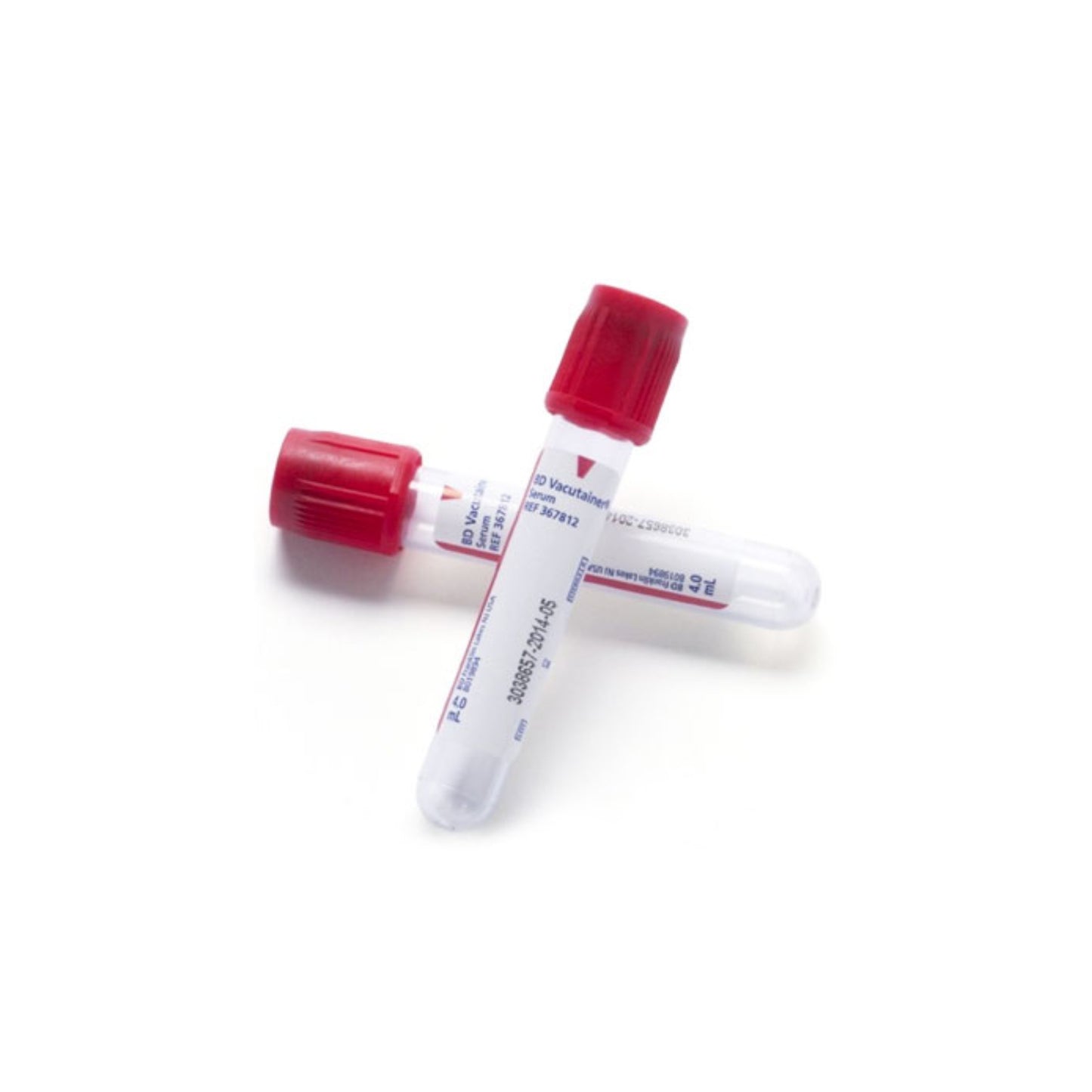 Tubo de Recolección de Sangre Rojo BD Vacutainer