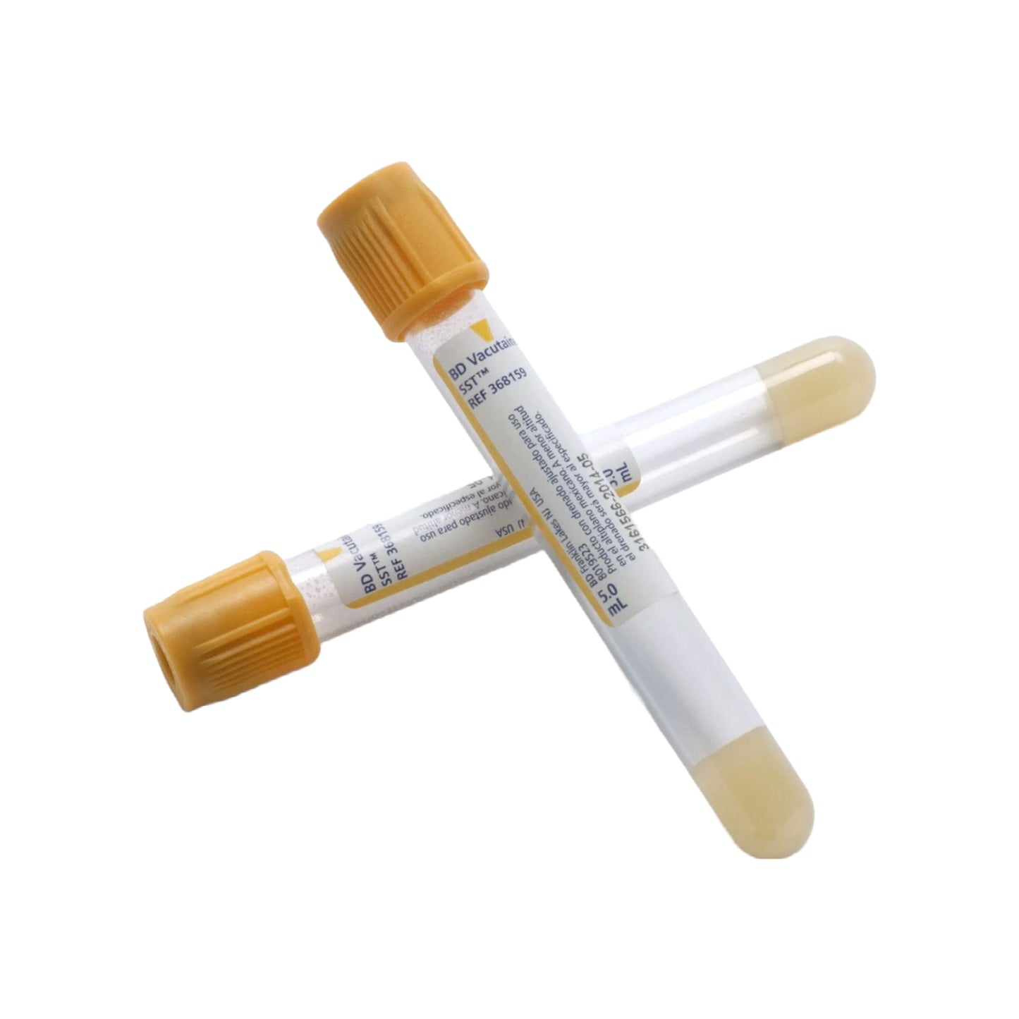 Tubo de Recolección de Sangre Oro Amarillo BD Vacutainer